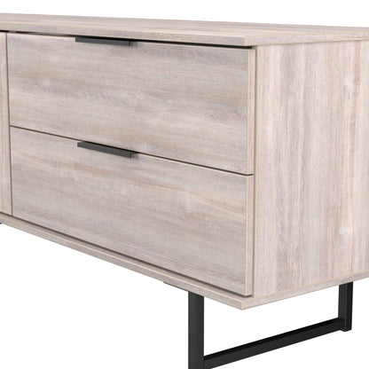 Hong Kong G Large Sideboard Light Grey 2 Doors 2 Drawers 147cm