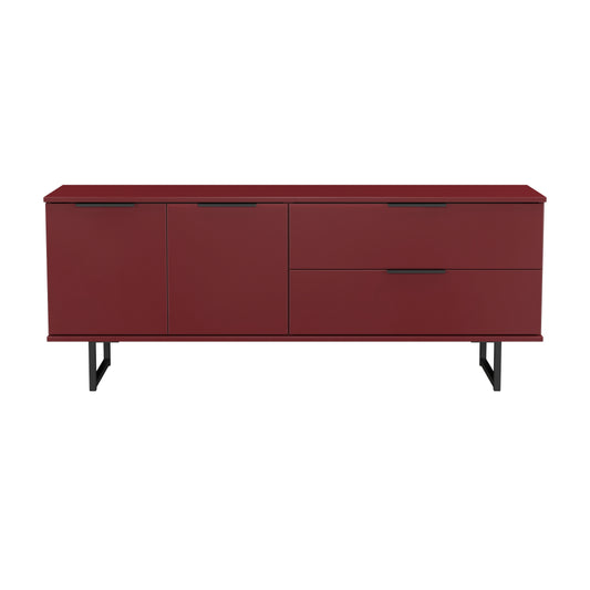 Hong Kong G Large Sideboard Red 2 Doors 2 Drawers 147cm