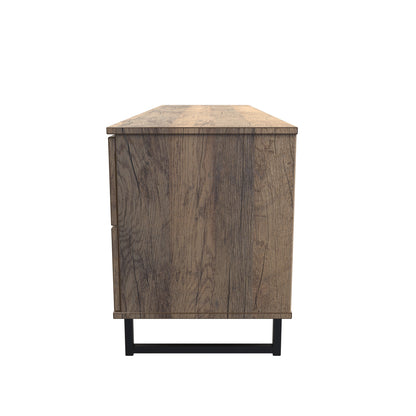 Hong Kong G Large Sideboard Oak 2 Doors 2 Drawers 147cm