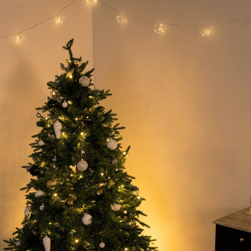 String Fairy Christmas Lights Warm White Outdoor 80 LED - 10m Dandelion by Wensum