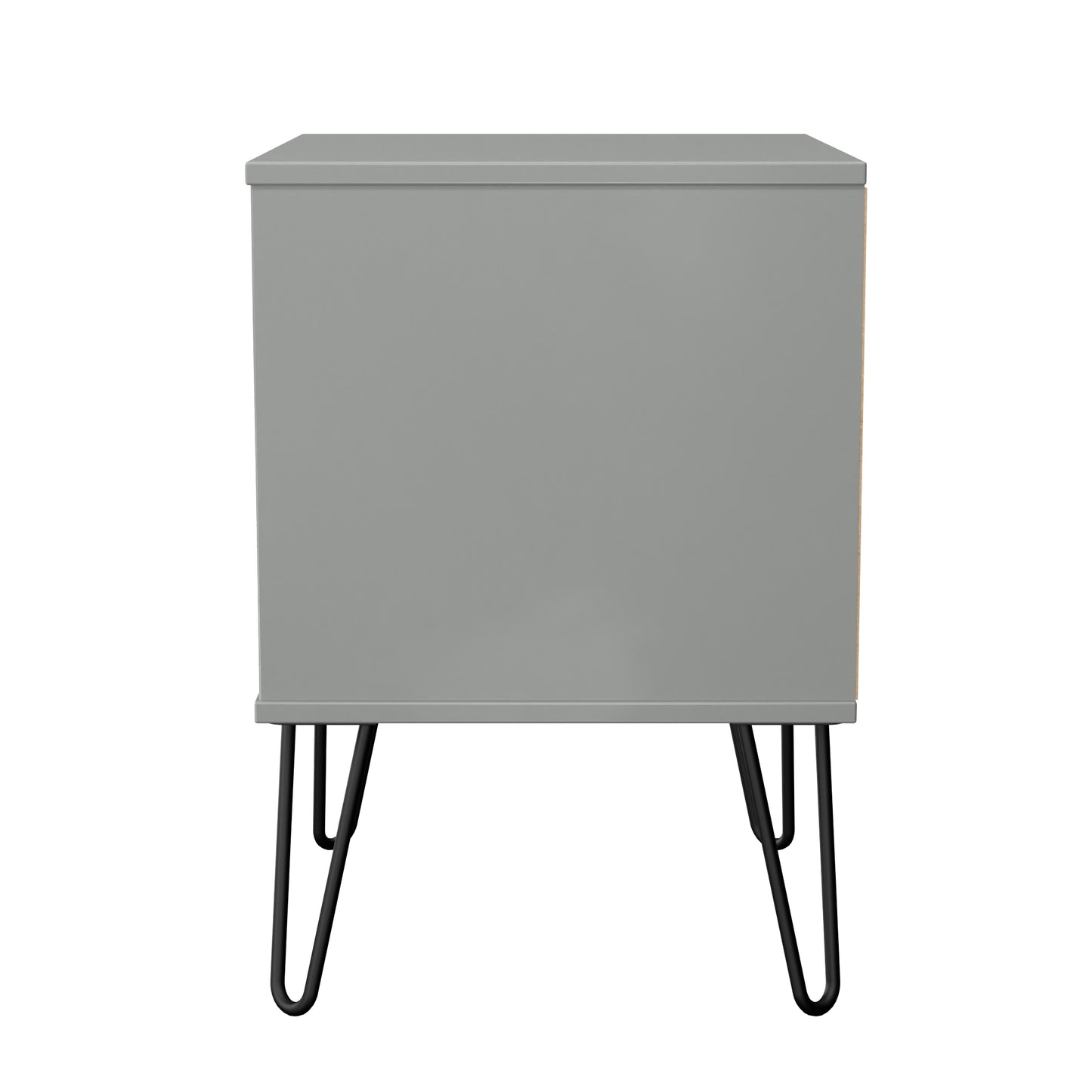 Harlequin Bedside Table Grey 2 Drawers 60cm
