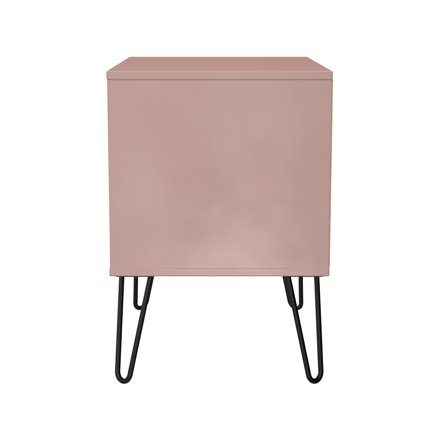 Harlequin Side Table Pink 2 Drawers 60cm
