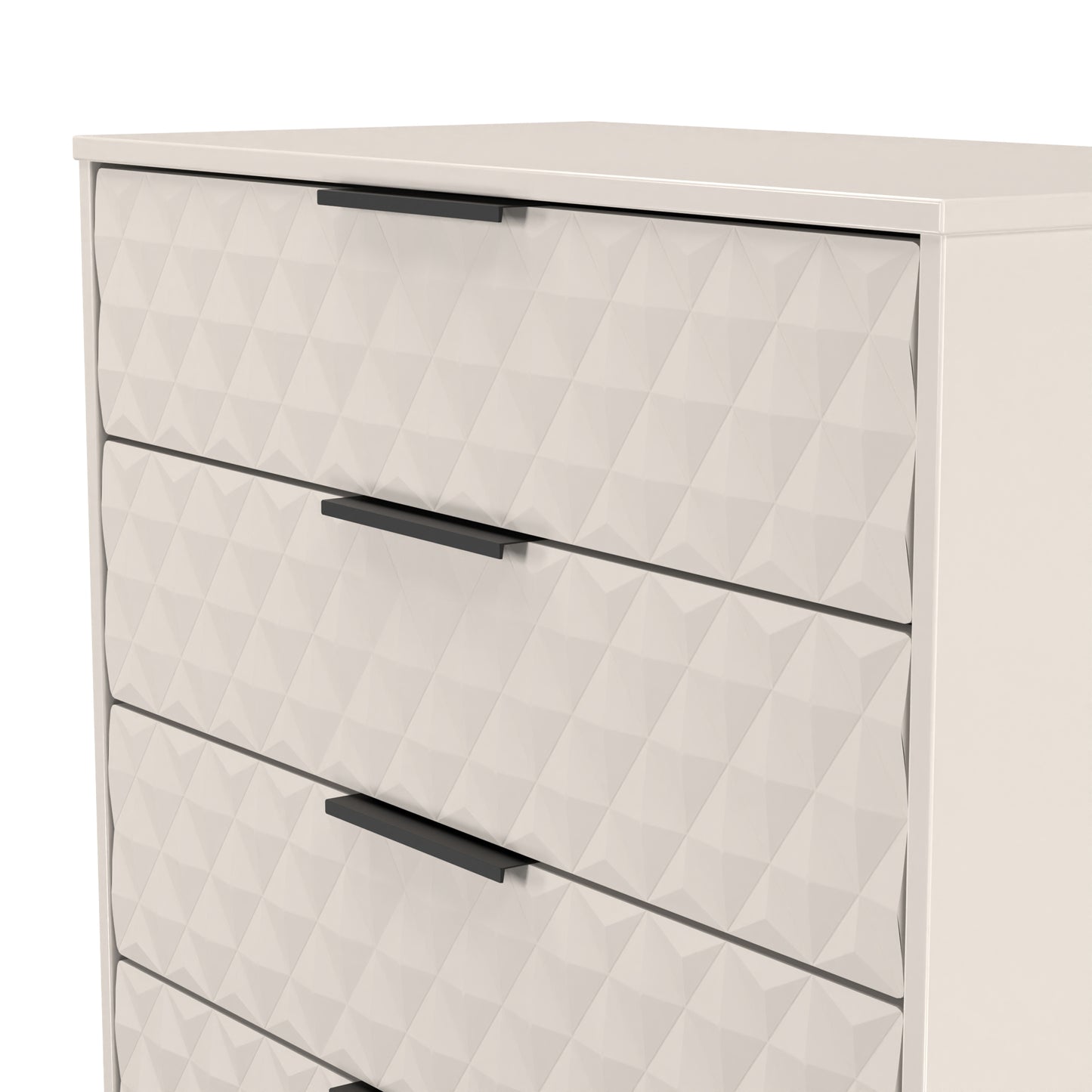 Harlequin Chest of Drawers Off-White 4 Drawers 93cm