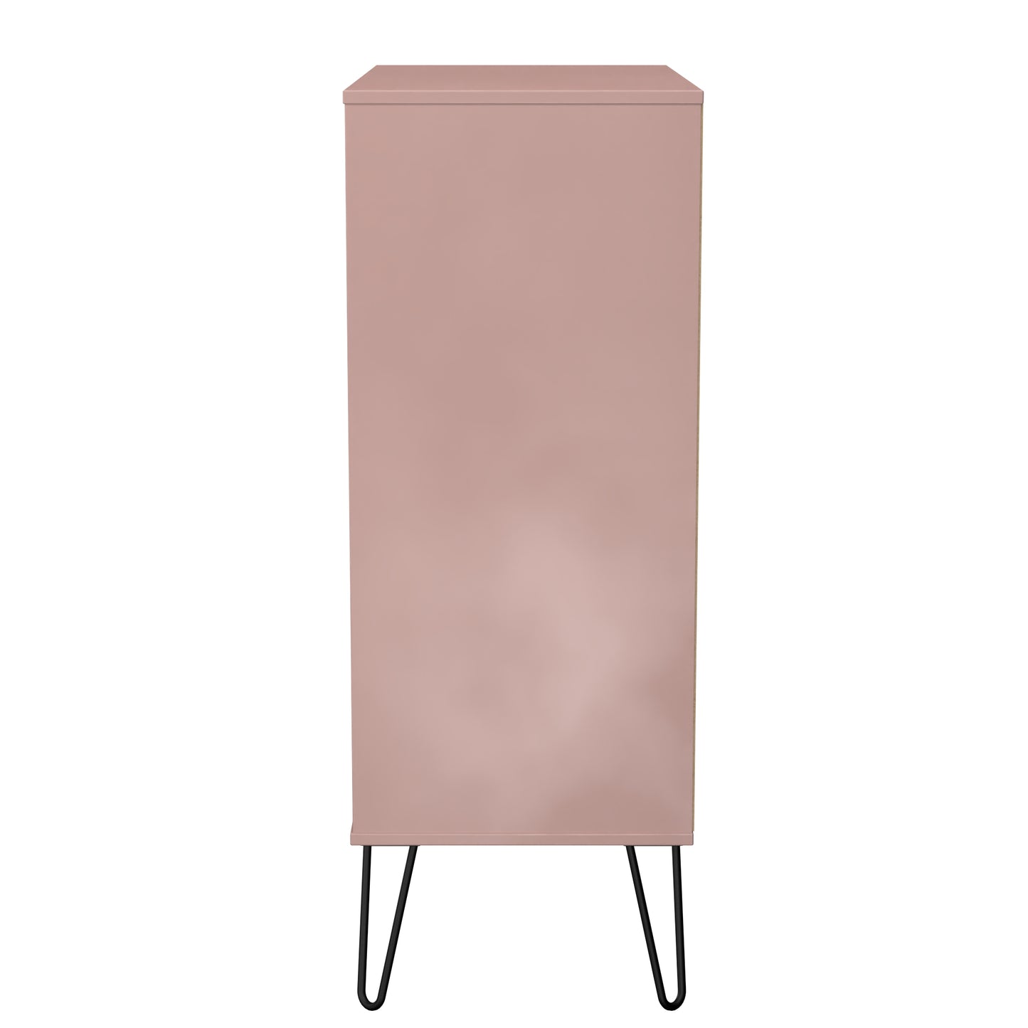 Harlequin Tall Chest of Drawers Pink 5 Drawers 109cm