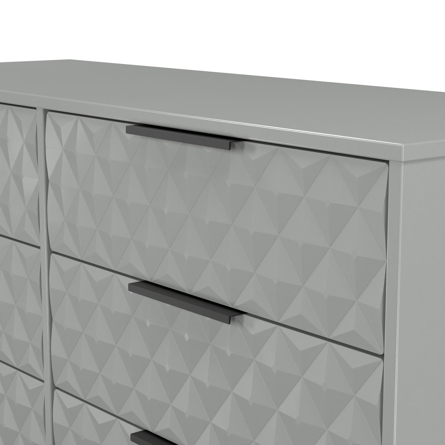 Harlequin Large Chest of Drawers Grey 6 Drawers 115cm