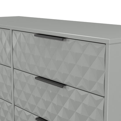 Harlequin Large Chest of Drawers Grey 6 Drawers 115cm