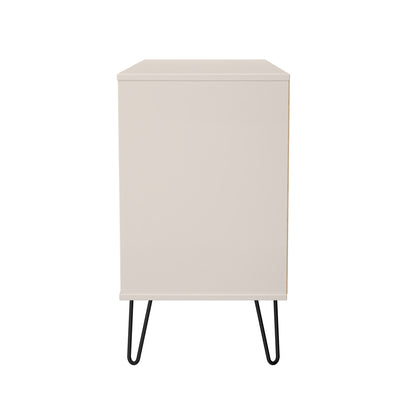 Harlequin Large Chest of Drawers Off-White 6 Drawers 115cm