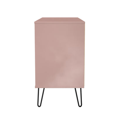 Harlequin Large Chest of Drawers Pink 6 Drawers 115cm