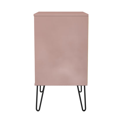 Harlequin Chest of Drawers Pink 3 Drawers 76cm