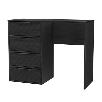 Harlequin Desk Black 4 Drawers 97cm