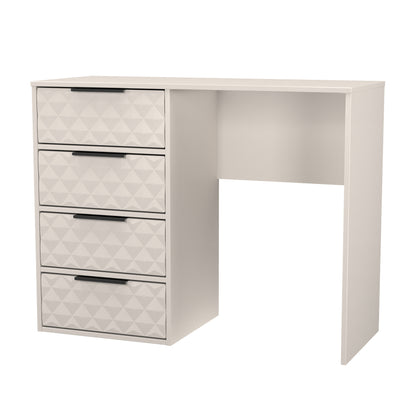 Harlequin Desk Off-White 4 Drawers 97cm