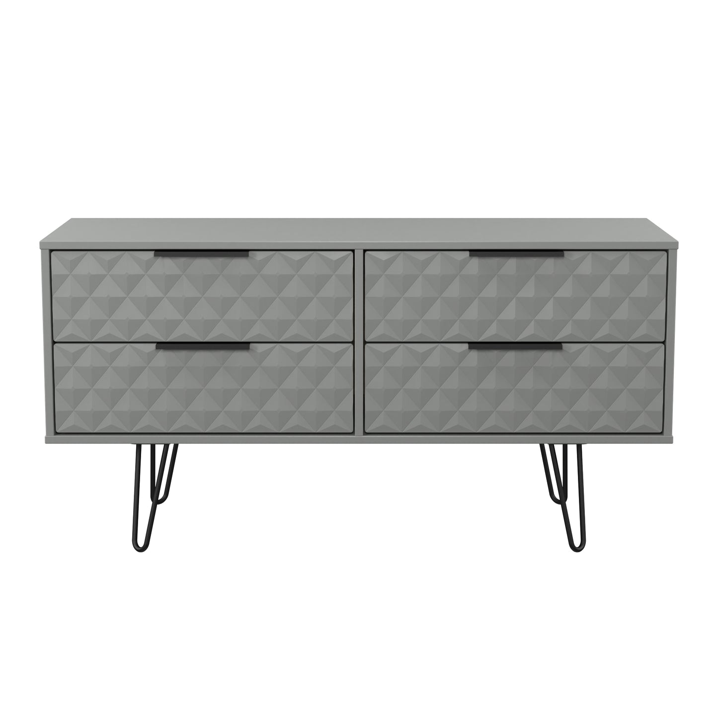 Harlequin Large Chest of Drawers Grey 4 Drawers 115cm