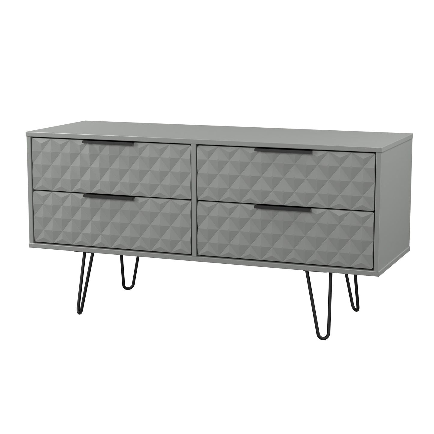 Harlequin Large Chest of Drawers Grey 4 Drawers 115cm