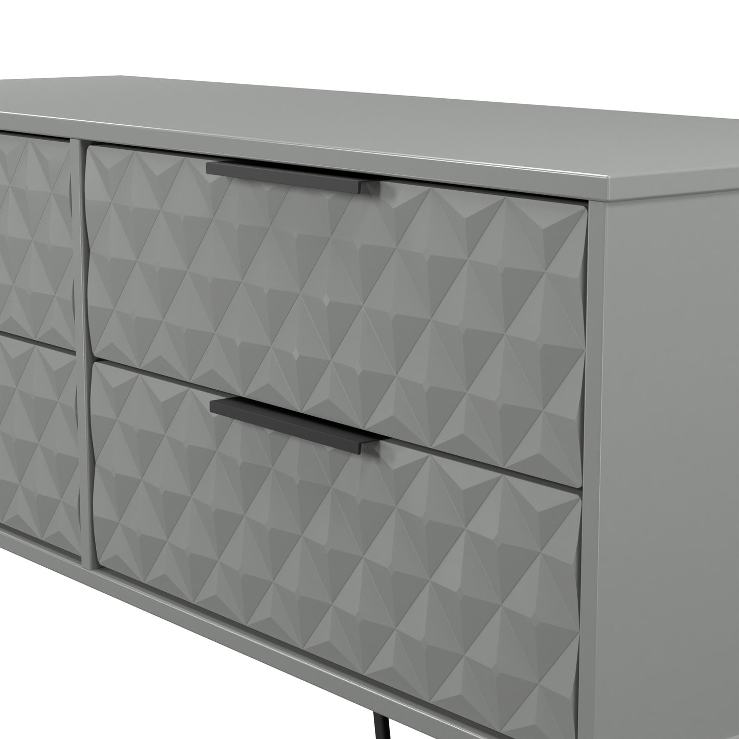 Harlequin Large Chest of Drawers Grey 4 Drawers 115cm