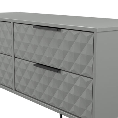 Harlequin Large Chest of Drawers Grey 4 Drawers 115cm