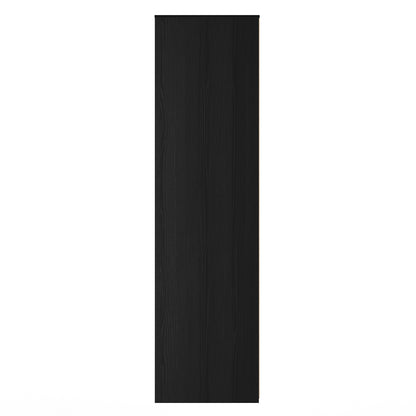 Harlequin Tall Wardrobe Black 1 Shelf 197cm