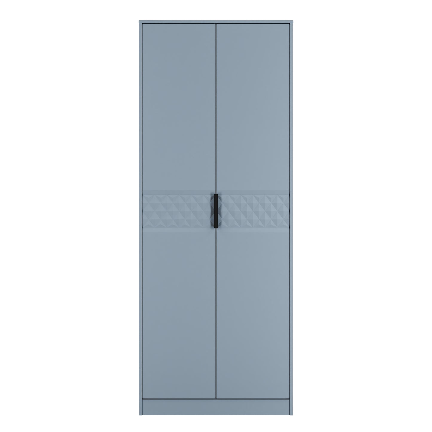 Harlequin Tall Wardrobe Light Blue 1 Shelf 197cm