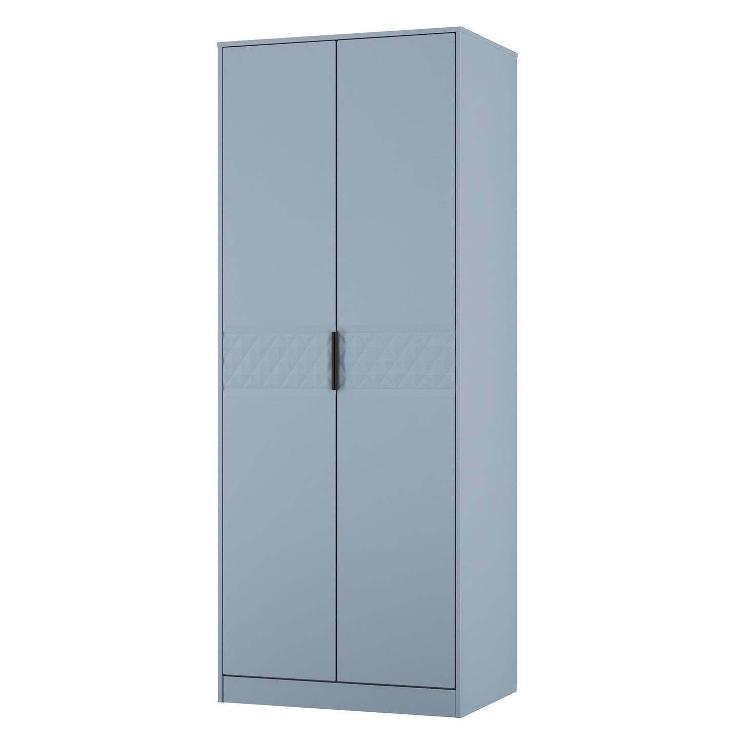 Harlequin Tall Wardrobe Light Blue 1 Shelf 197cm