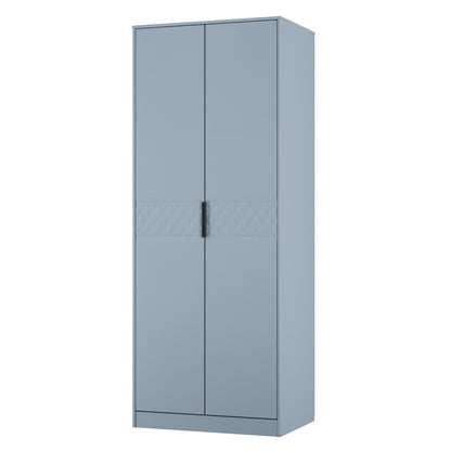 Harlequin Tall Wardrobe Light Blue 1 Shelf 197cm