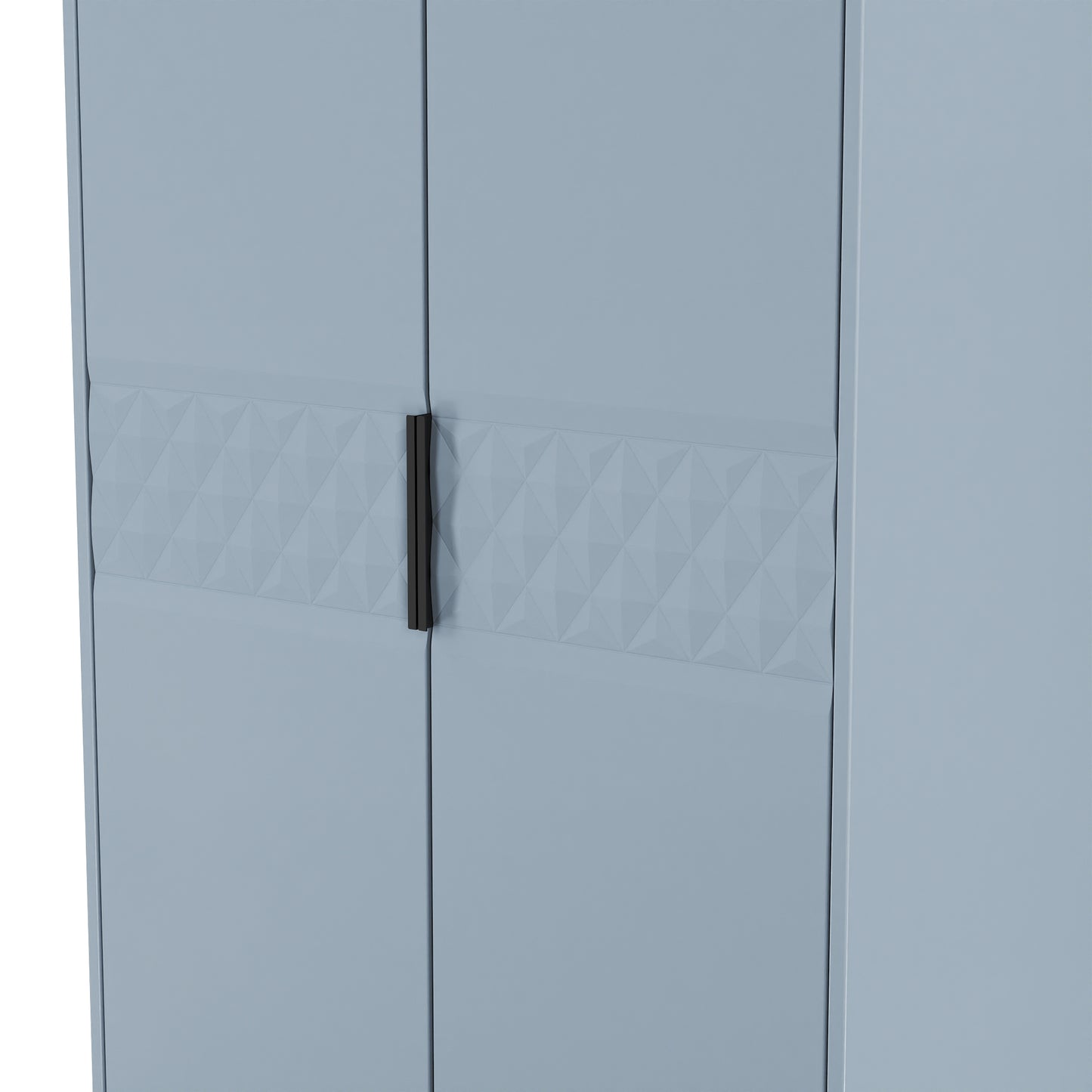 Harlequin Tall Wardrobe Light Blue 1 Shelf 197cm