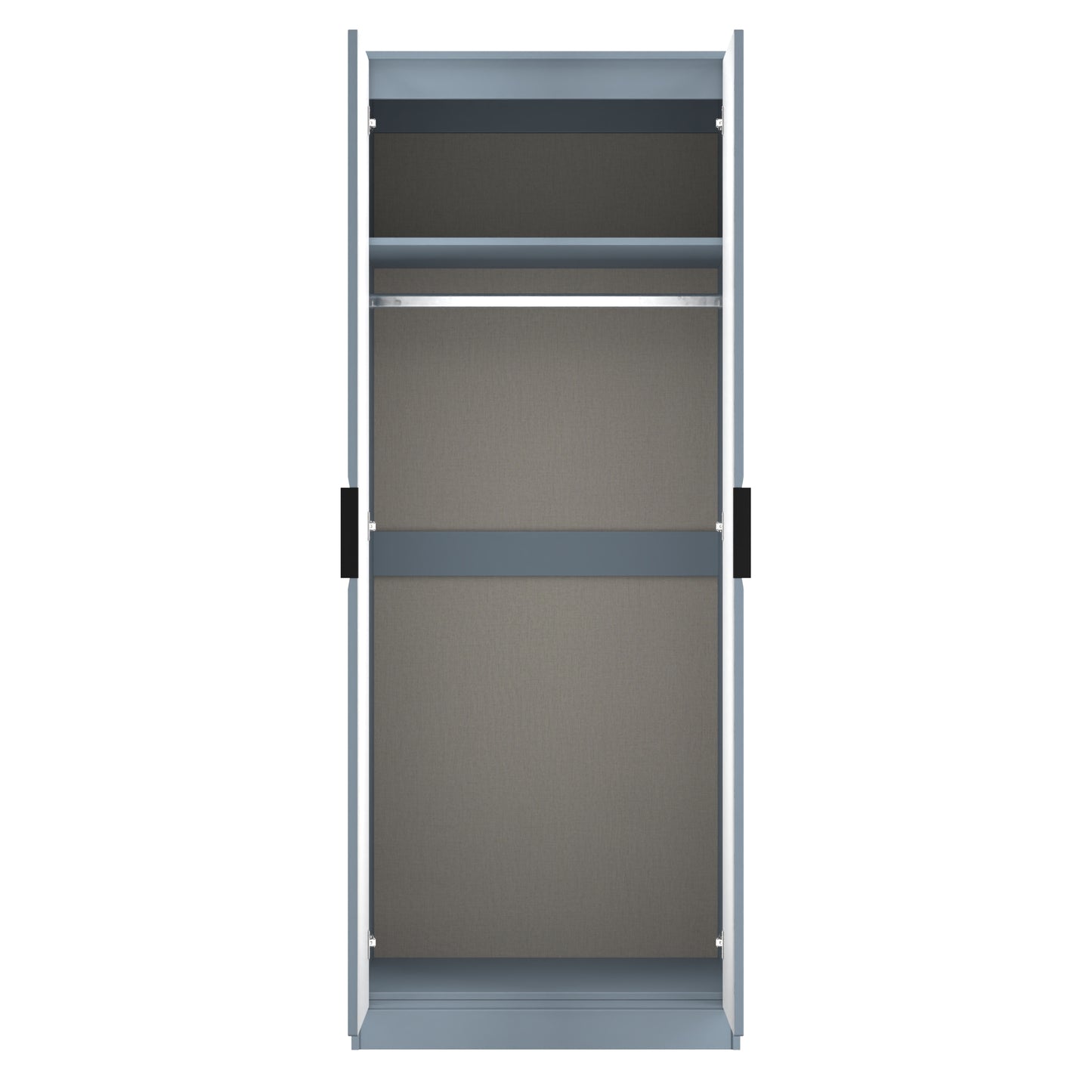 Harlequin Tall Wardrobe Light Blue 1 Shelf 197cm