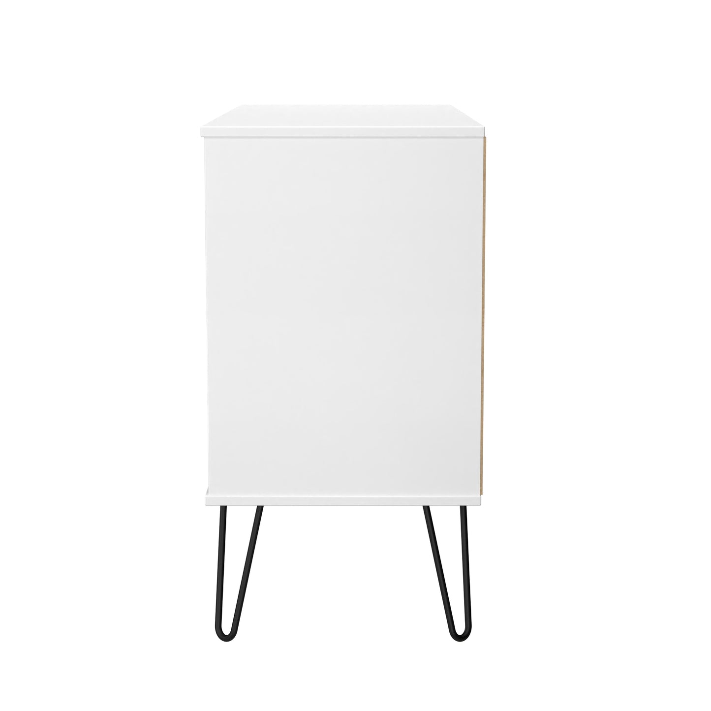 Harlequin TV Unit Teal & White 2 Shelves 3 Drawers 97cm