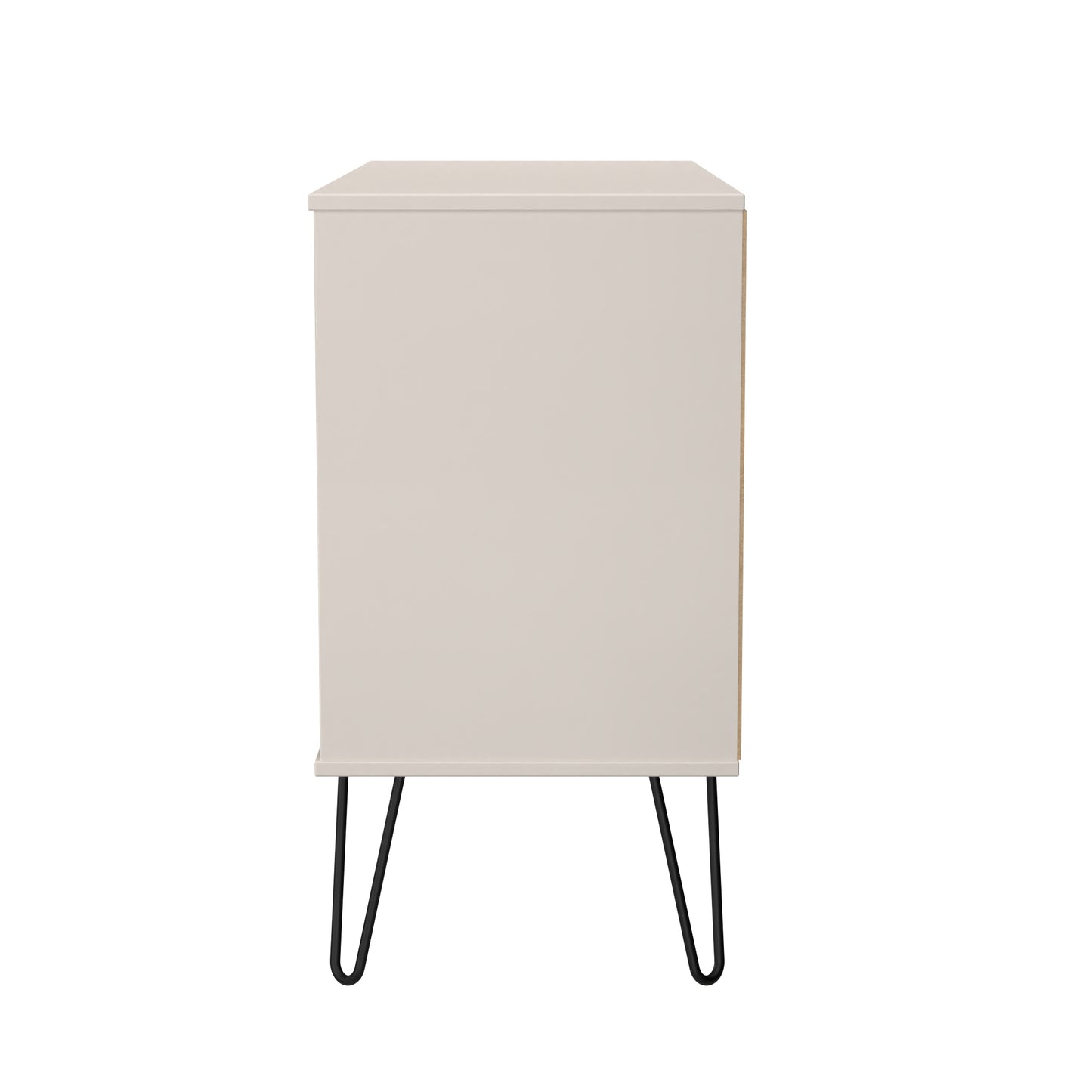 Harlequin TV Unit Off-White 2 Shelves 3 Drawers 97cm