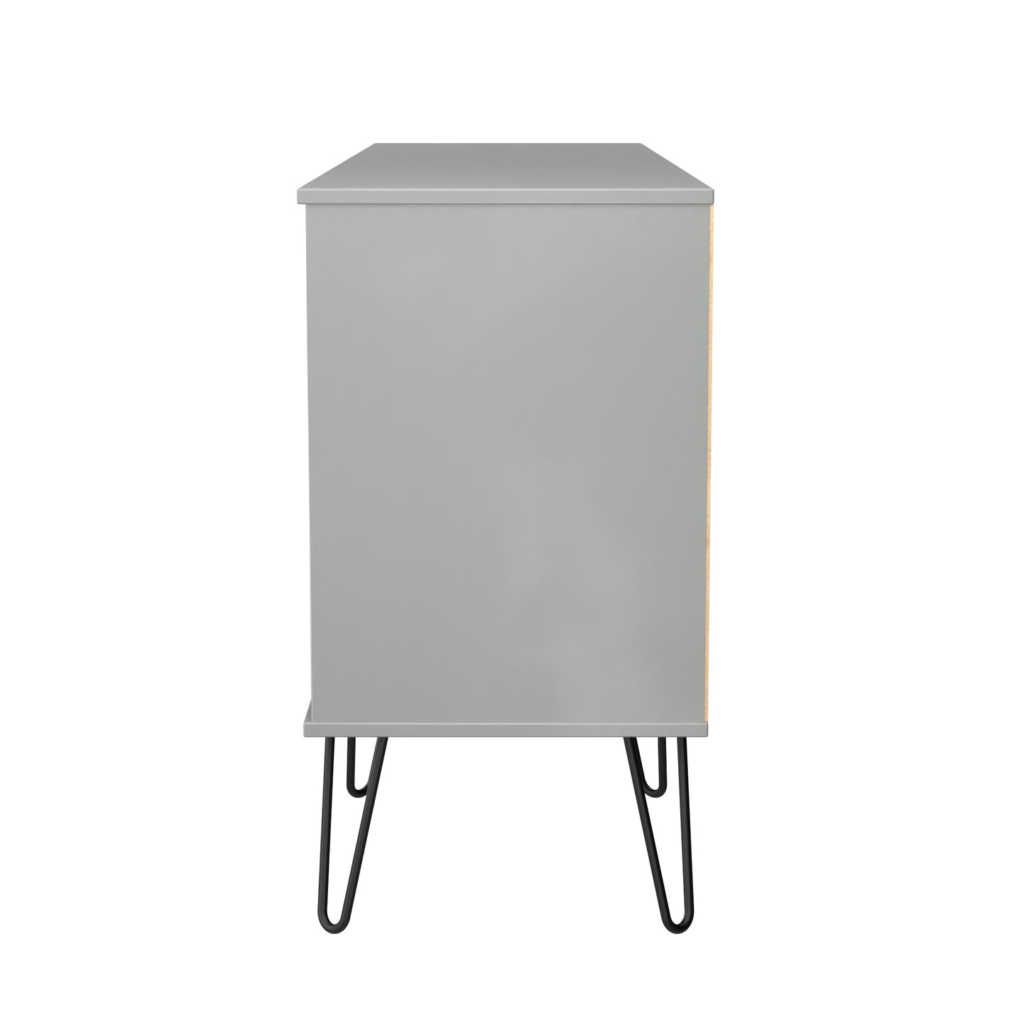 Harlequin Large Sideboard Grey 2 Shelves 6 Drawers 152cm