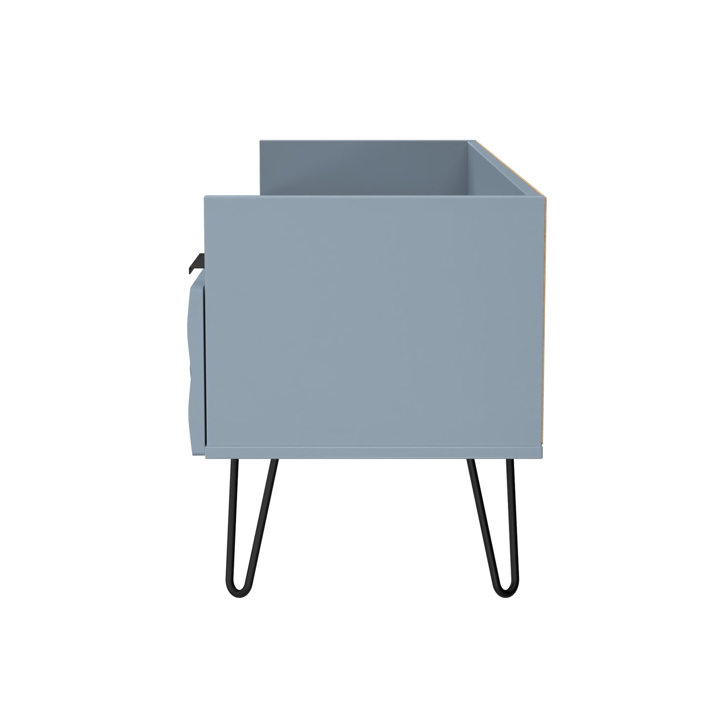 Harlequin TV Unit Light Blue 2 Drawers 128cm