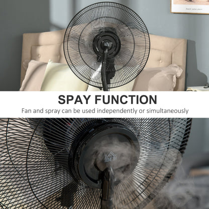 Pedestal Fan with Water Mist Spray