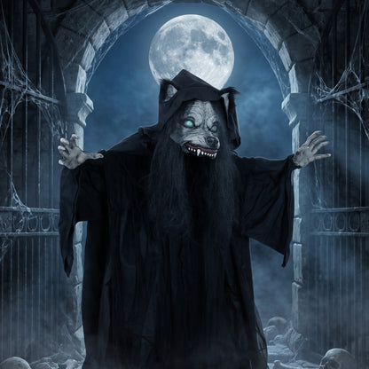 Animated Werewolf Halloween Decoration - 170cm