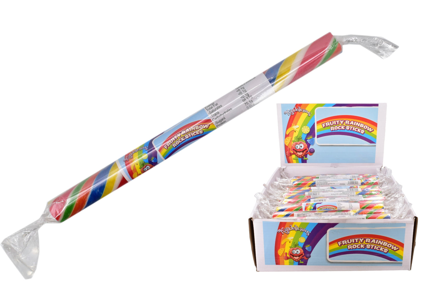 Fruity Rainbow - Flavoured Rock Stick