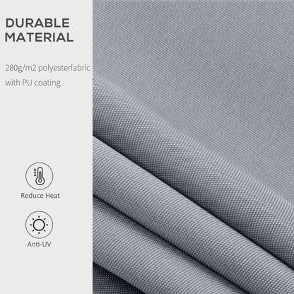 Manual Retractable Patio Awning Shelter UV Protection