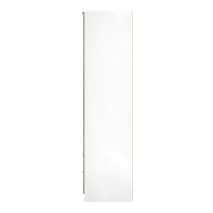 Java Tall Mirror Wardrobe Not Applicable 2 Doors 2 Drawers 196cm
