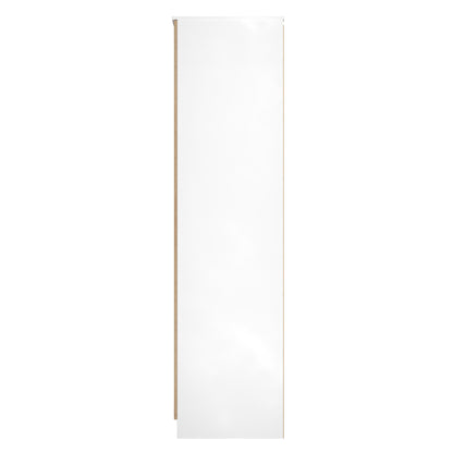 Java Tall Mirror Wardrobe Not Applicable 2 Doors 1 Shelf 196cm