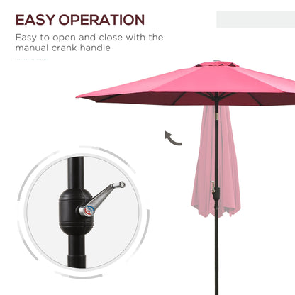 3M Tilting Parasol Garden Umbrellas