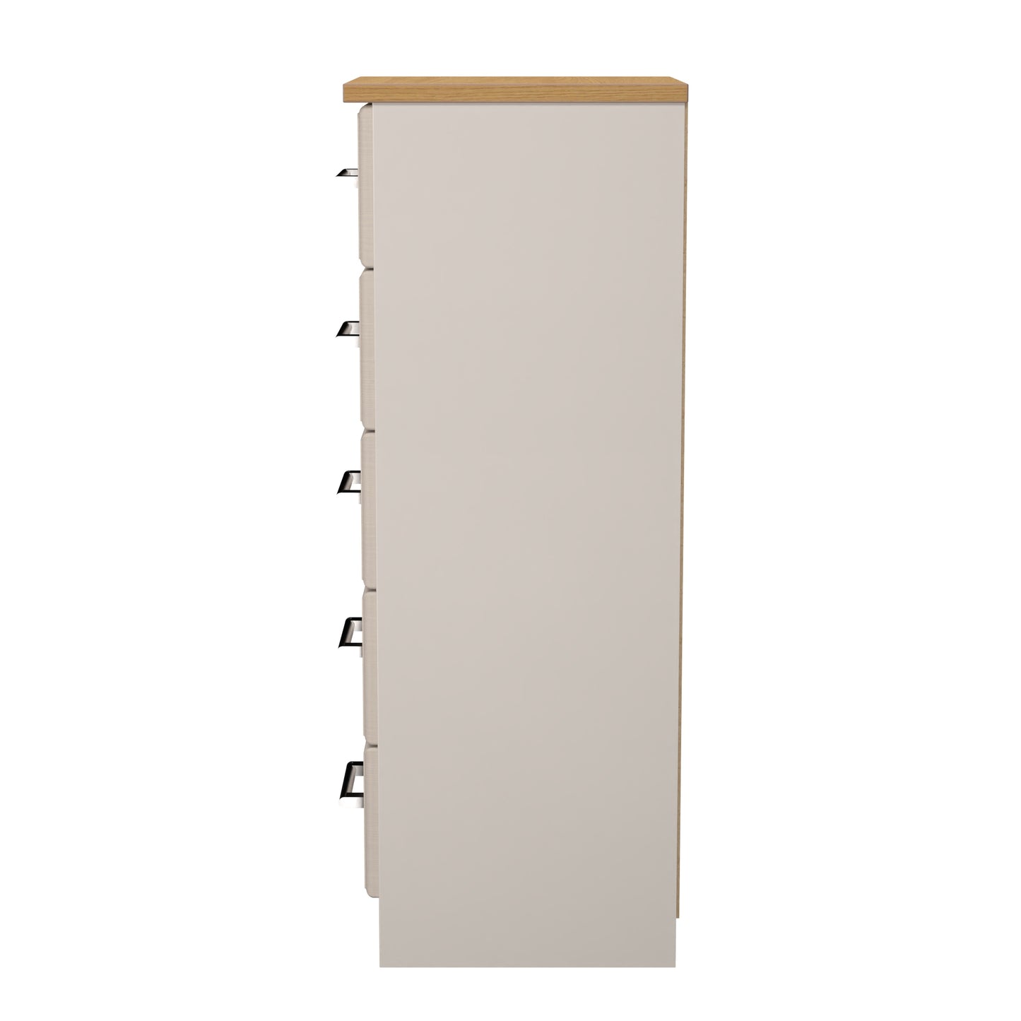 Kent Tall Tallboy Off-White 5 Drawers 108cm
