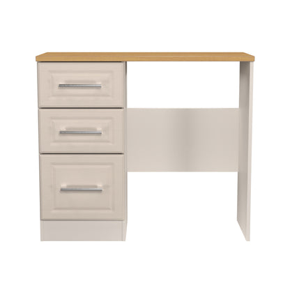 Kent Desk Off-White 3 Drawers 90cm