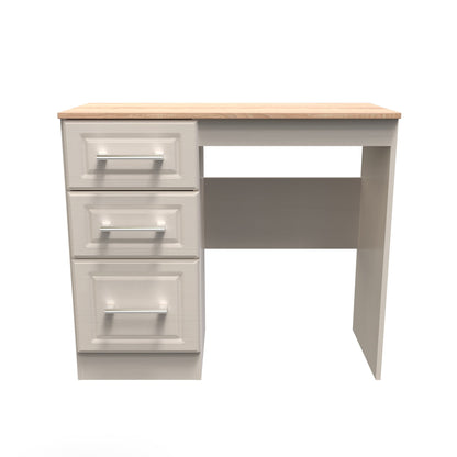 Kent Desk Off-White 3 Drawers 90cm