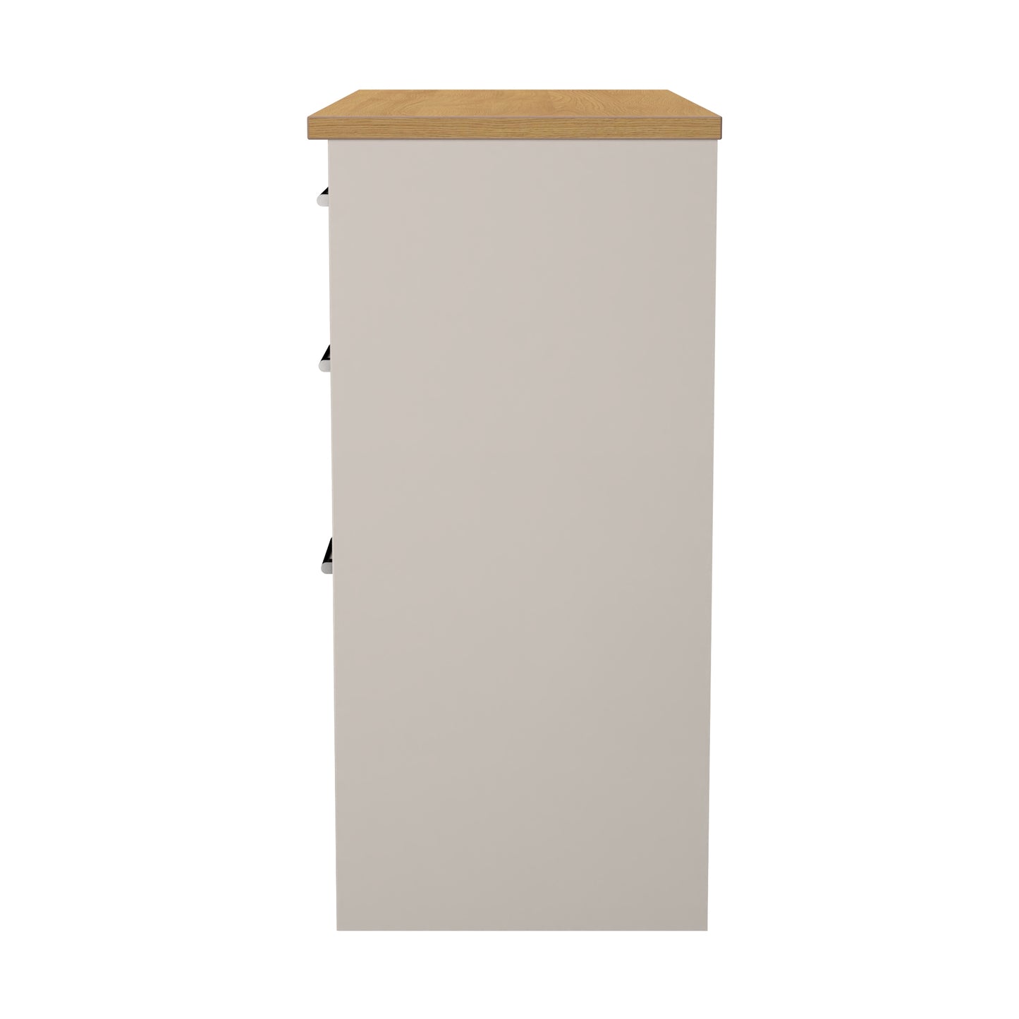 Kent Desk Off-White 3 Drawers 90cm