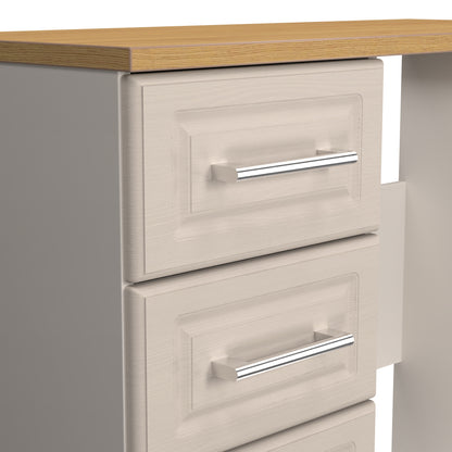 Kent Desk Off-White 3 Drawers 90cm