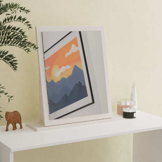 Kent Mirror  White 50cm