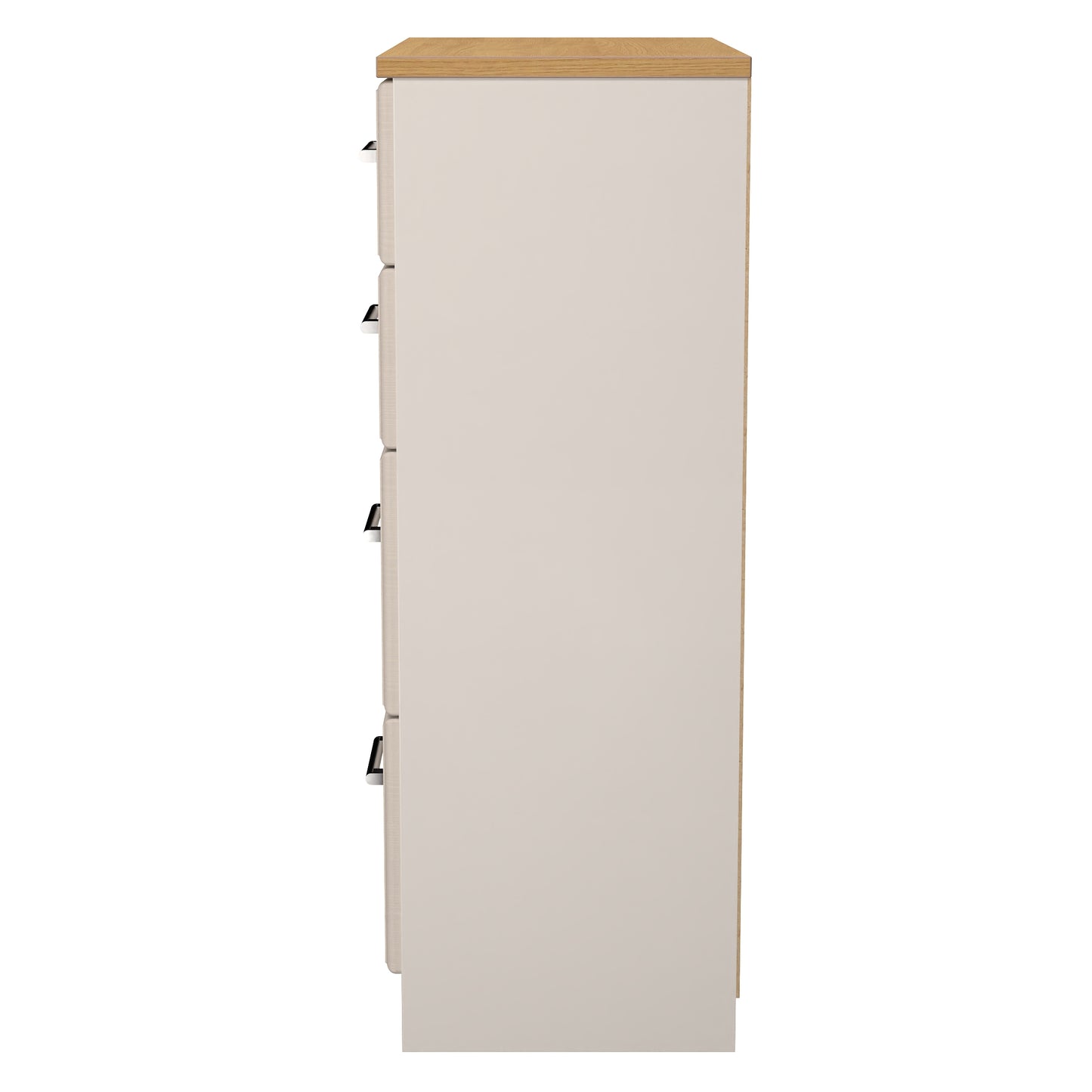 Kent Tall Chest of Drawers Off-White 4 Drawers 108cm