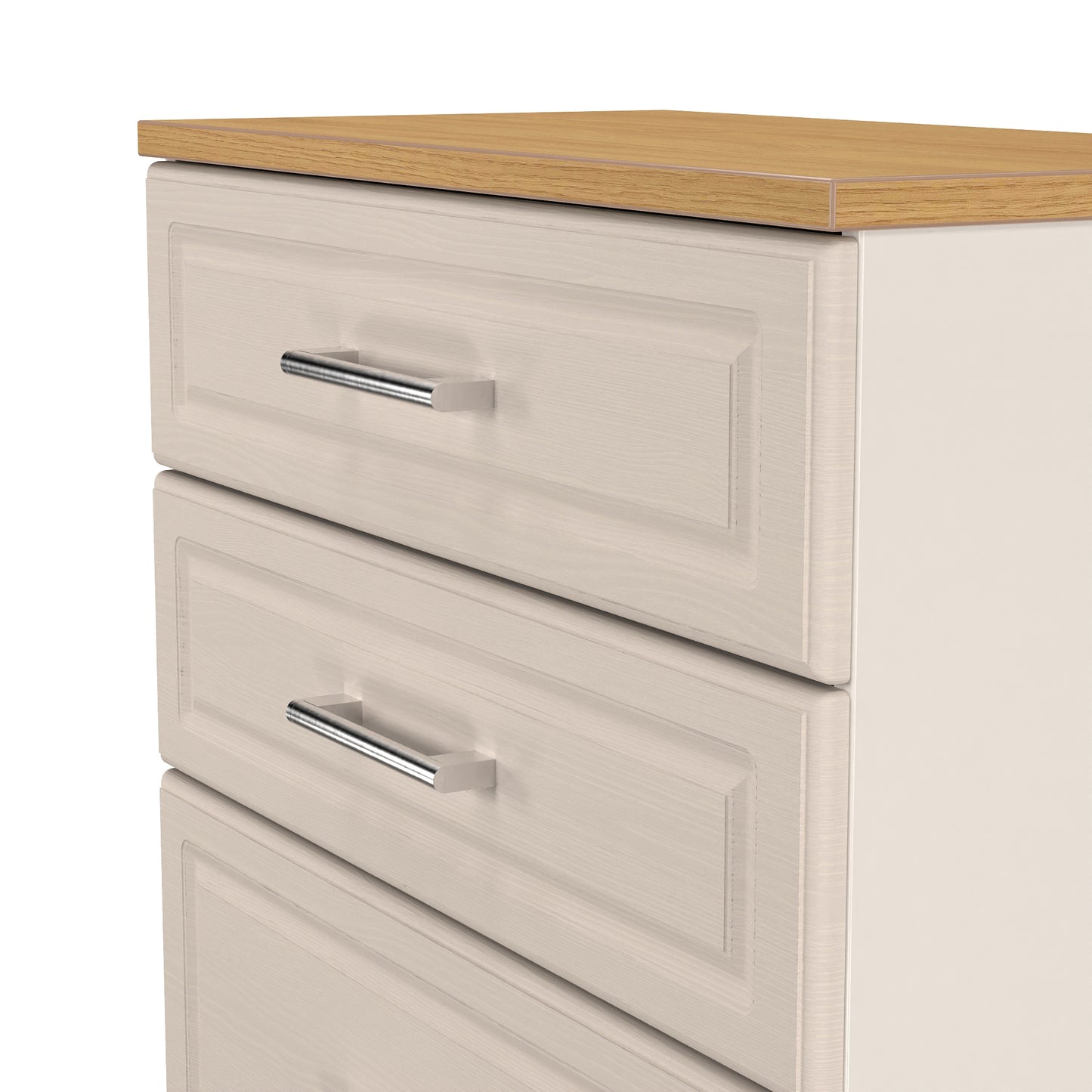 Kent Tall Chest of Drawers Off-White 4 Drawers 108cm