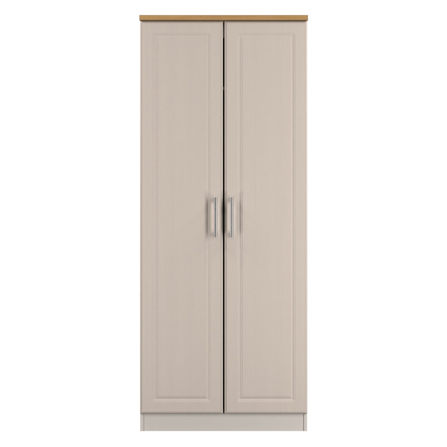 Kent Tall Wardrobe Off-White 2 Doors 1 Shelf 182cm