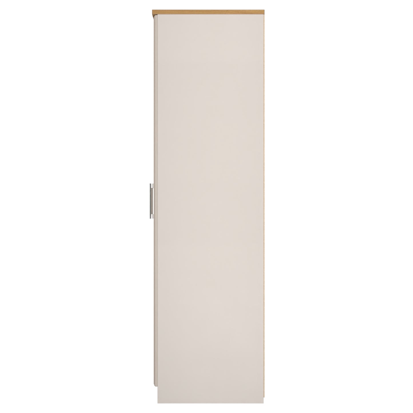 Kent Tall Wardrobe Off-White 2 Doors 1 Shelf 182cm