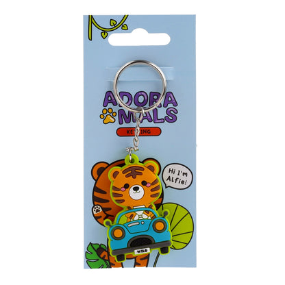 Adoramals Alfie The Tiger Car Keyring