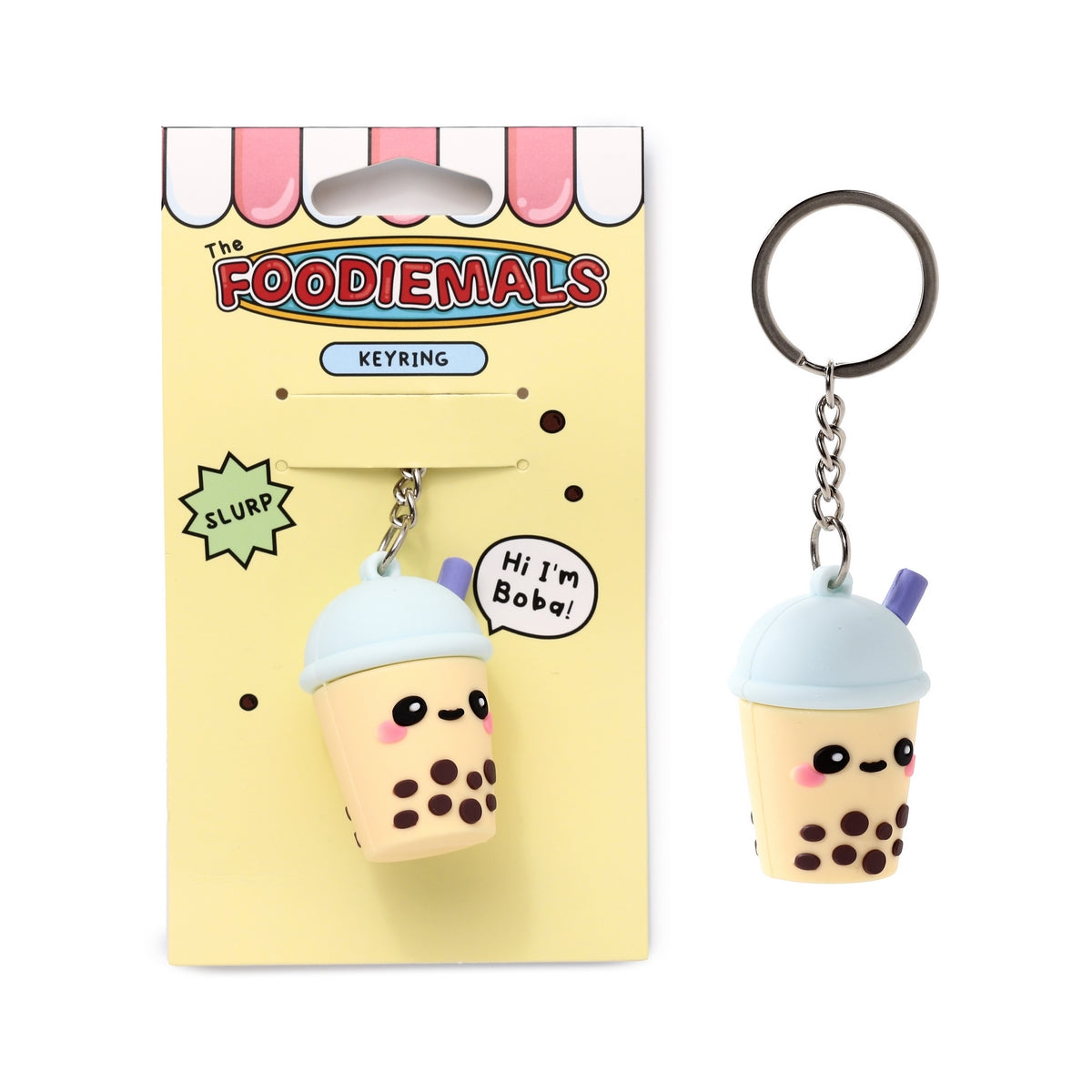 Foodiemals Boba The Bubble Tea 3D Keyring
