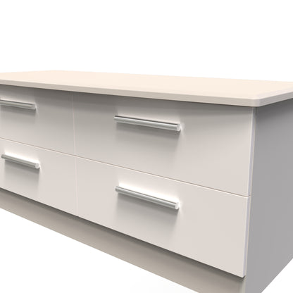 Knightsbridge Large Chest of Drawers Off-White 4 Drawers 112cm