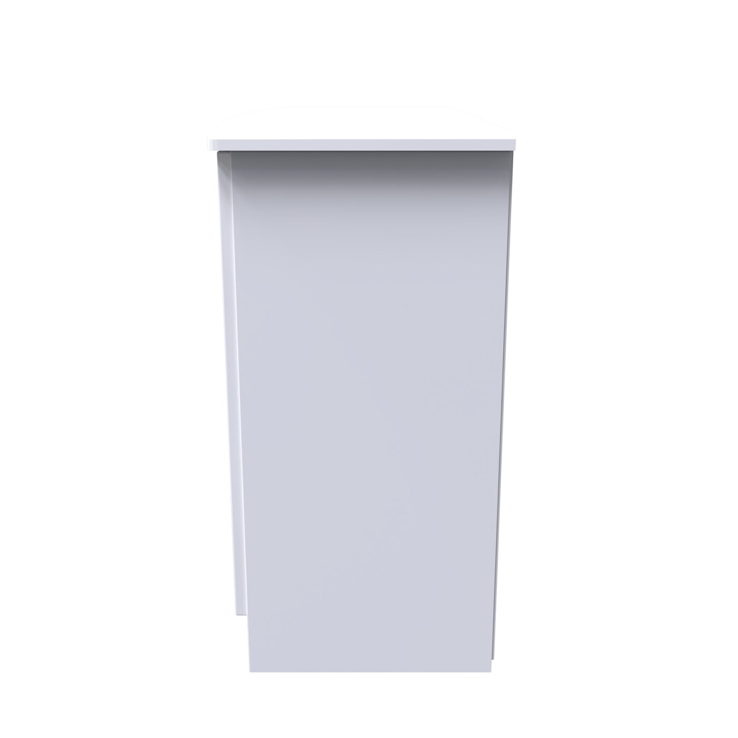 Knightsbridge Large Sideboard White 3 Doors 112cm